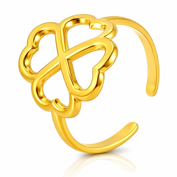 Ring, 18K Gold Plated Steel 91426