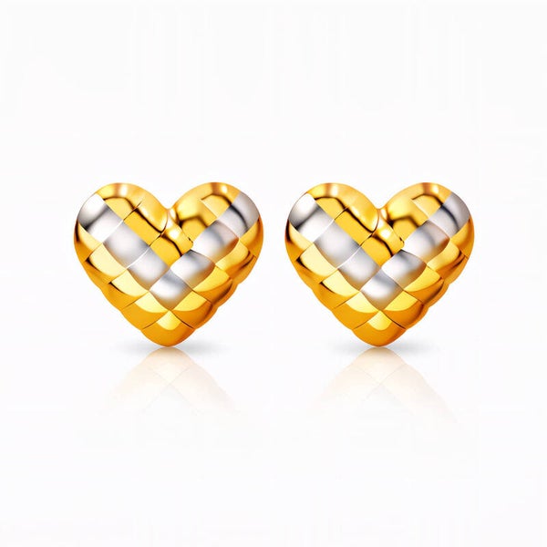 Earrings, 18K Gold Plated Steel 91523