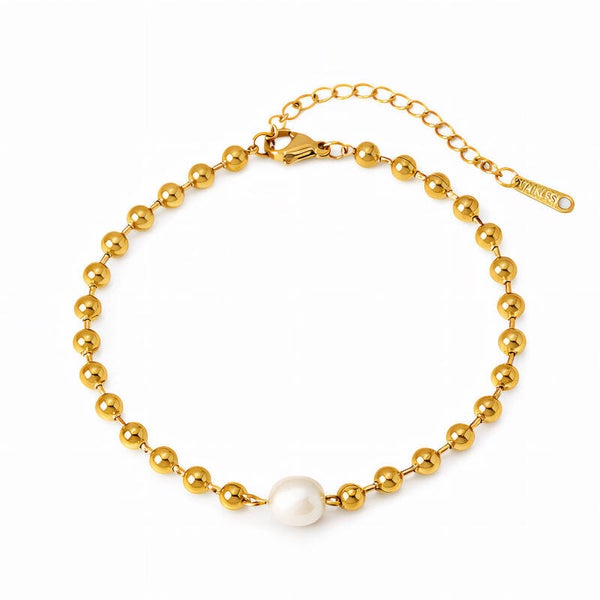 Bracelet, 18K Gold Plated Steel 91534