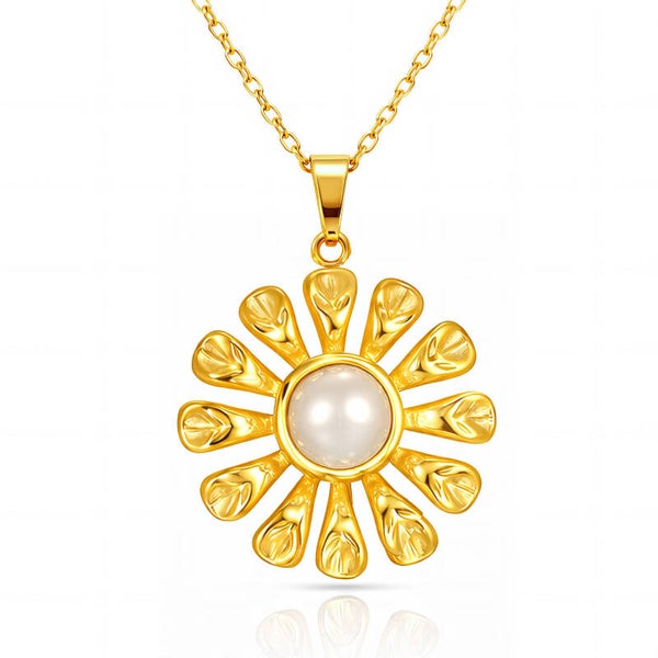 Necklace, 18K Gold Plated Steel 91826