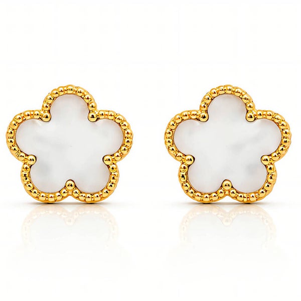 Earrings, 18K Gold Plated Steel 91897