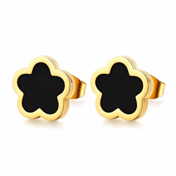 Earrings, 18K Gold Plated Steel 89839