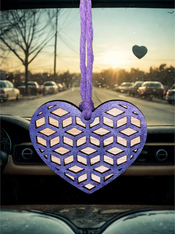 Houten Hart Hanger | Handgemaakt & Laser Gesneden