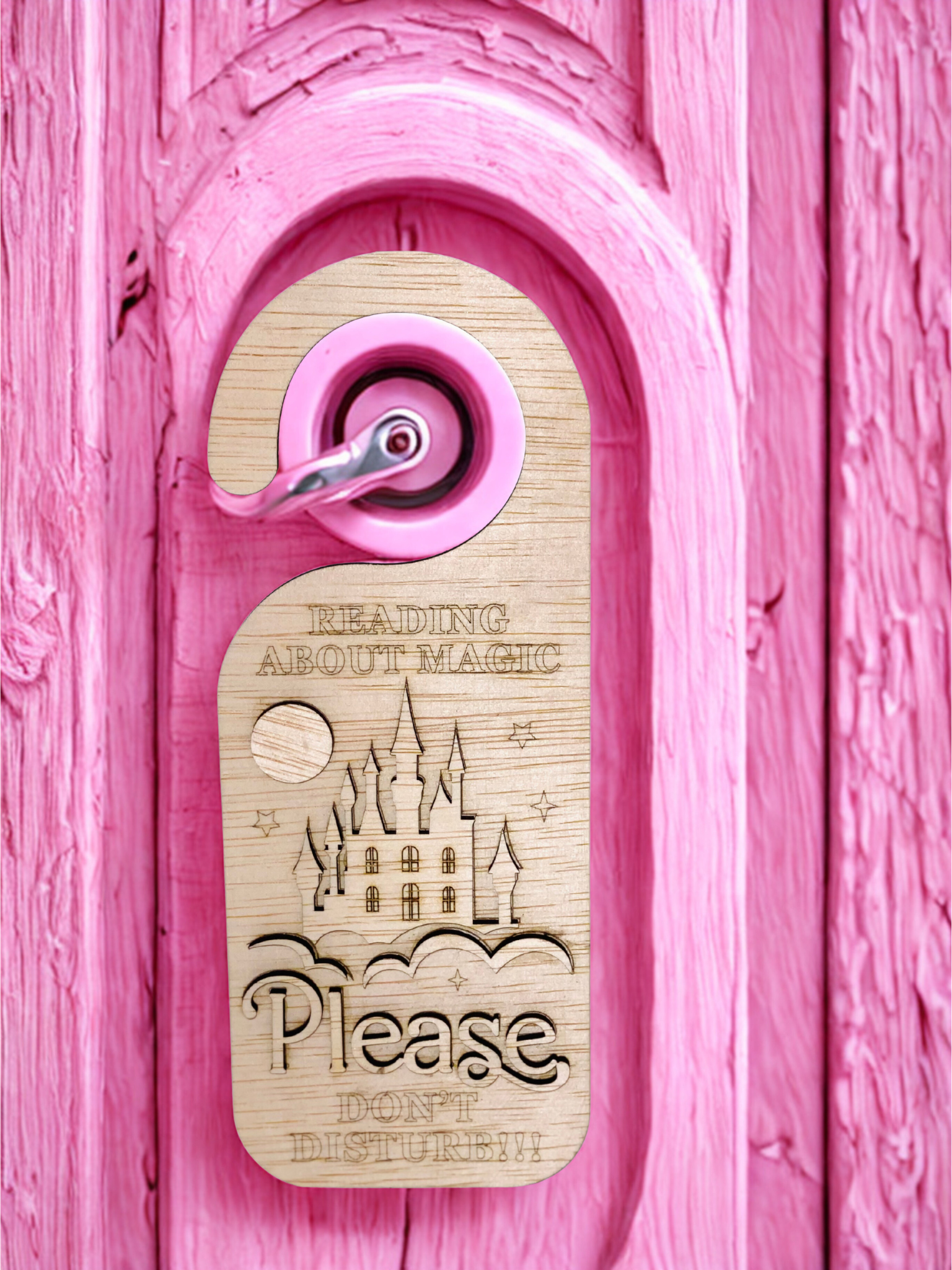 Houten Deurhanger Kinderkamer | Magisch Kasteel