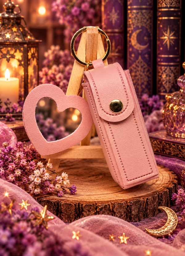 Roze Sleutelhanger met Hartje