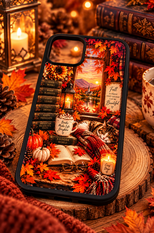 Spooky Bookish Halloween Telefoonhoesje