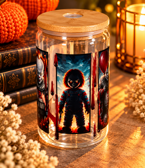Halloween Horror  Creepy Clown & Killer Doll