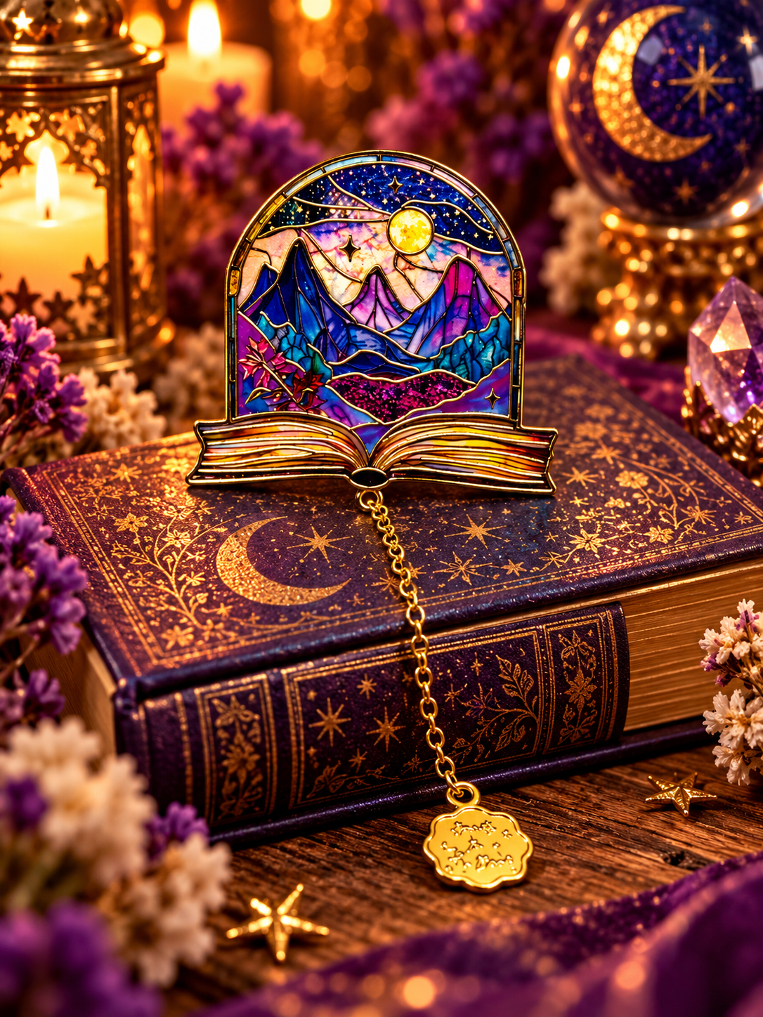 Fantasy Mountain Bookmark  Magische