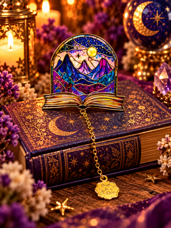 Fantasy Mountain Bookmark  Magische