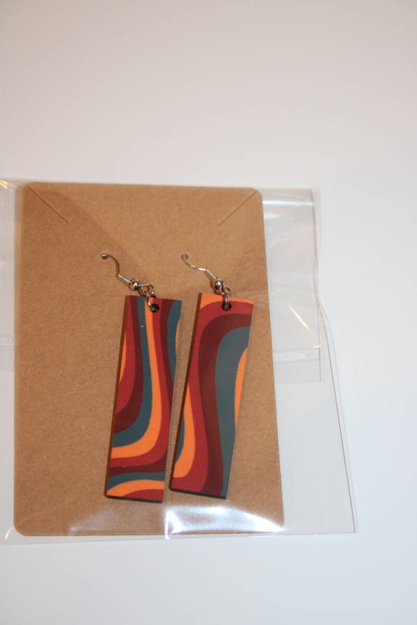 ✨ Oorbellen met Sublimatieprint – Vintage & Uniek 🎨