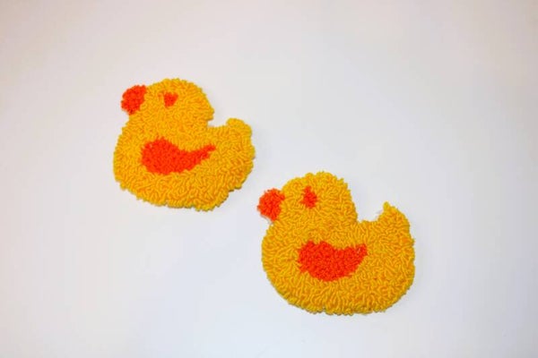 Punch needle bad eendjes