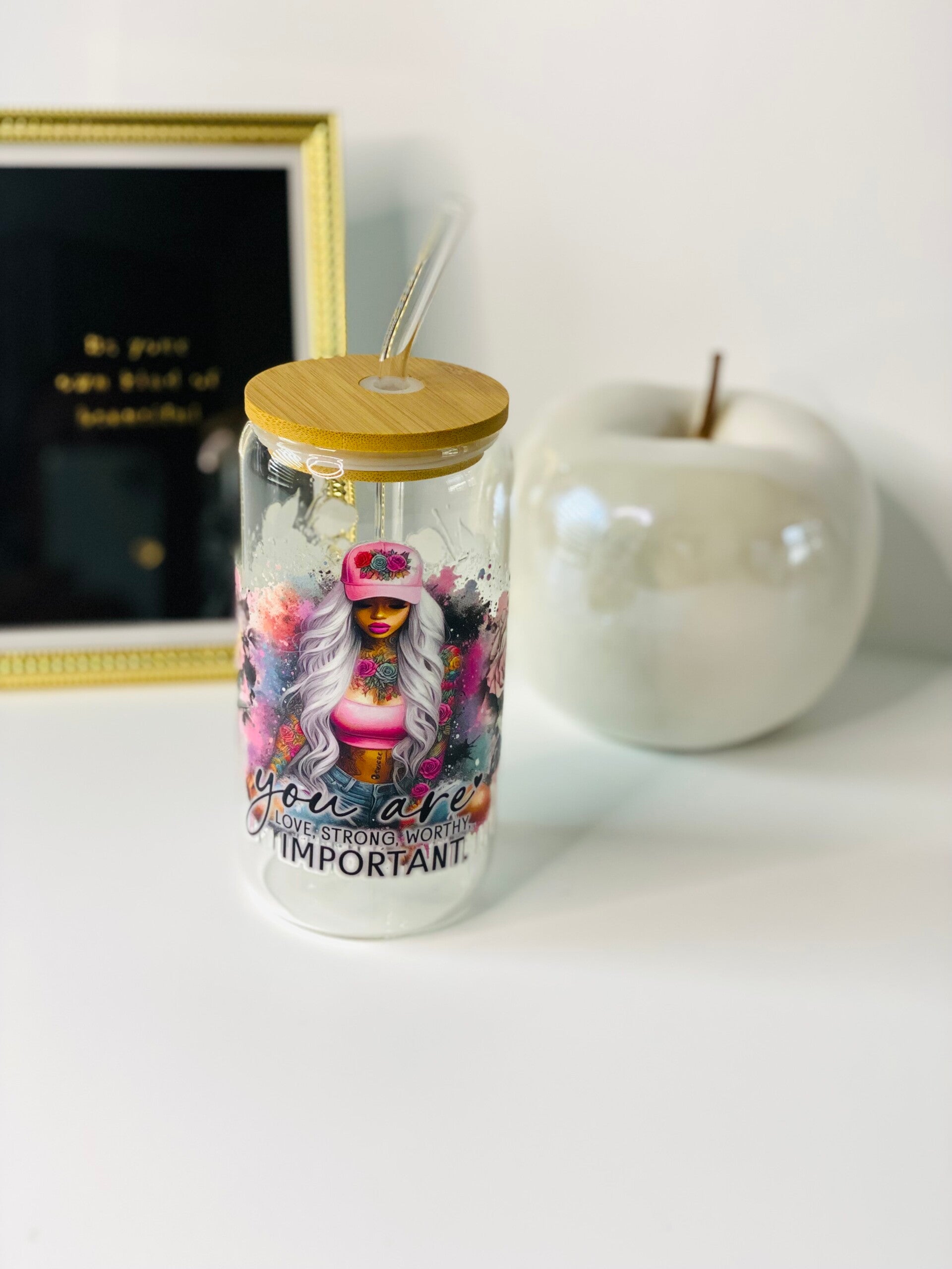 Stijlvol, duurzaam en uniek – deze drinkfles  met hoogwaardige DTF-print is een echte eyecatcher!