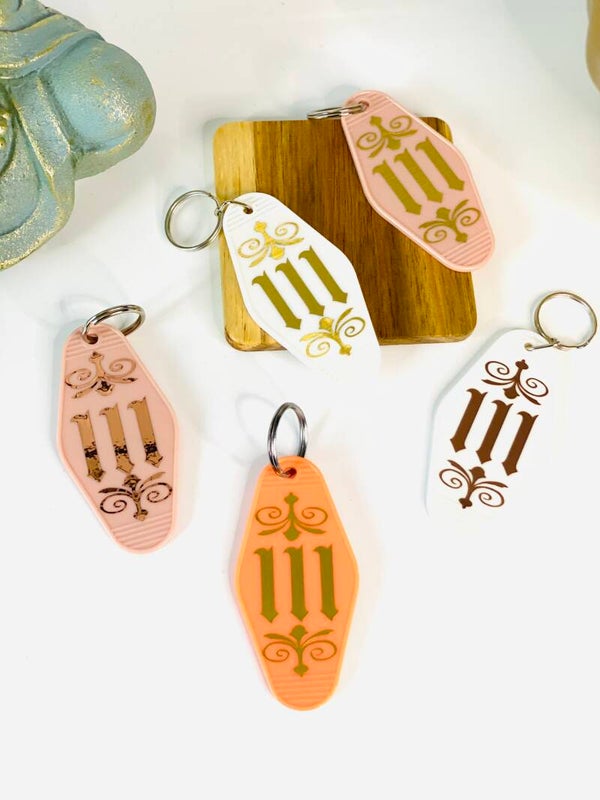 Angel Number Keychain – Draag jouw Gidsnummer bij je