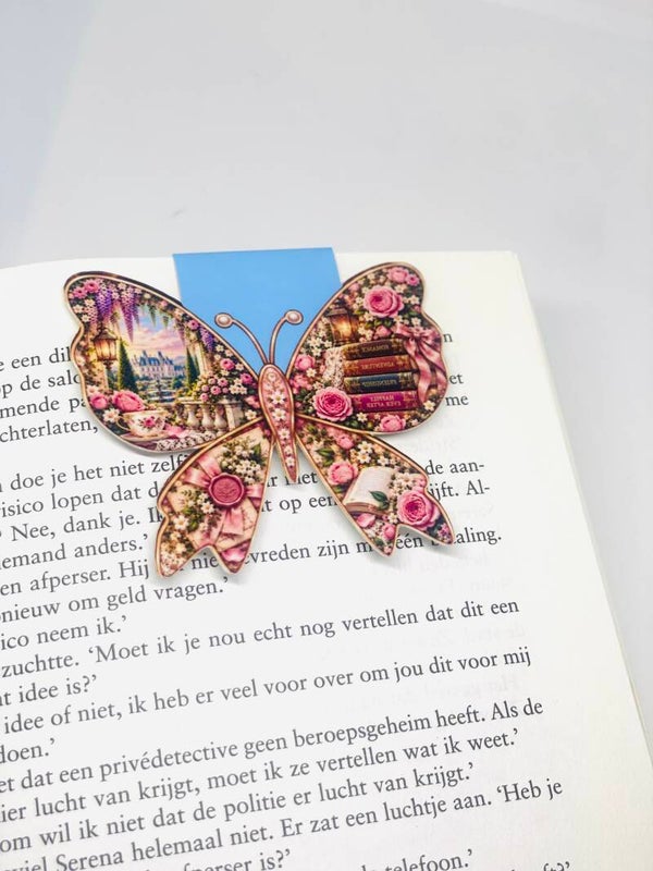 Magnetische Vlinder Boekenlegger