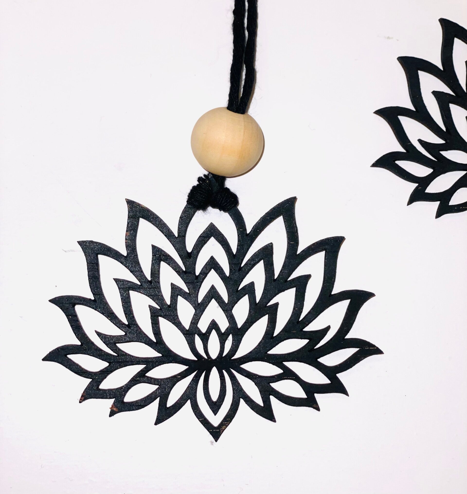 Houten Lotus Decoratie | Handgemaakt & Laser Gesneden