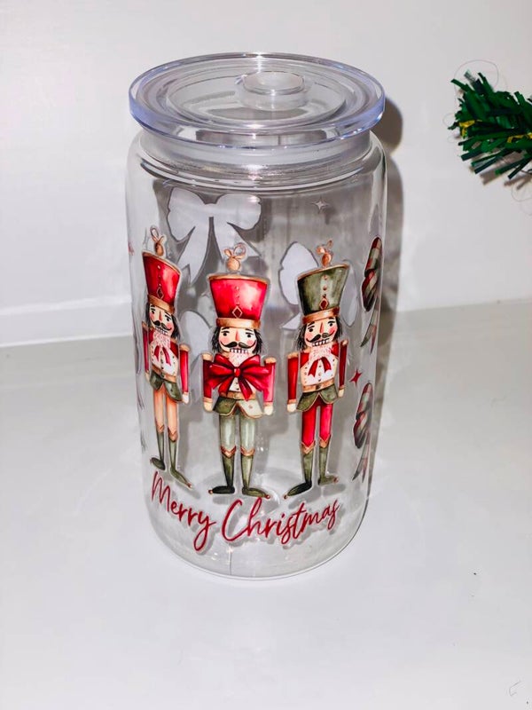 Luxe Plastic Drinkbeker met DTF Print – Kerstcollectie