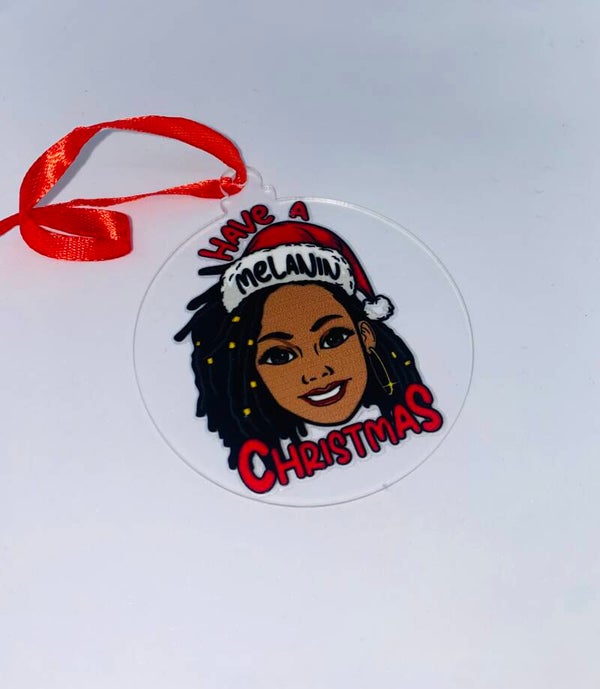 Magische Kersthanger met Fairy-kaanse Print – Unieke Boomdecoratie