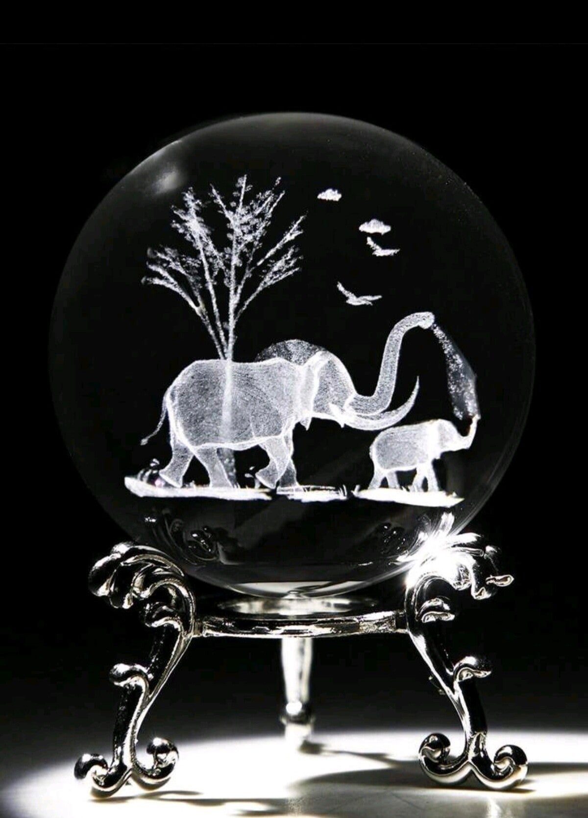 Boule en verre ELEPHANT