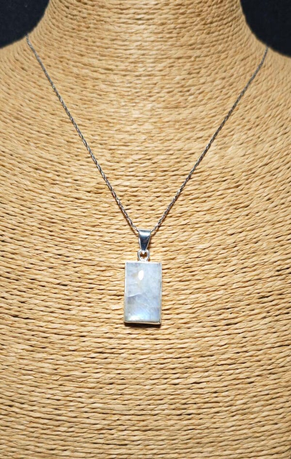 Pendentif Labradorite Blanche n°1