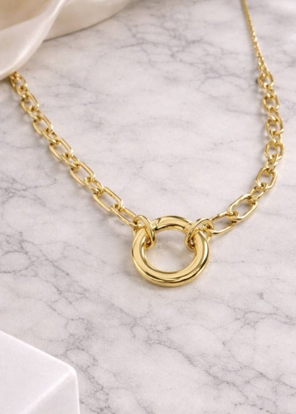 Collar Circúlo Dorado
