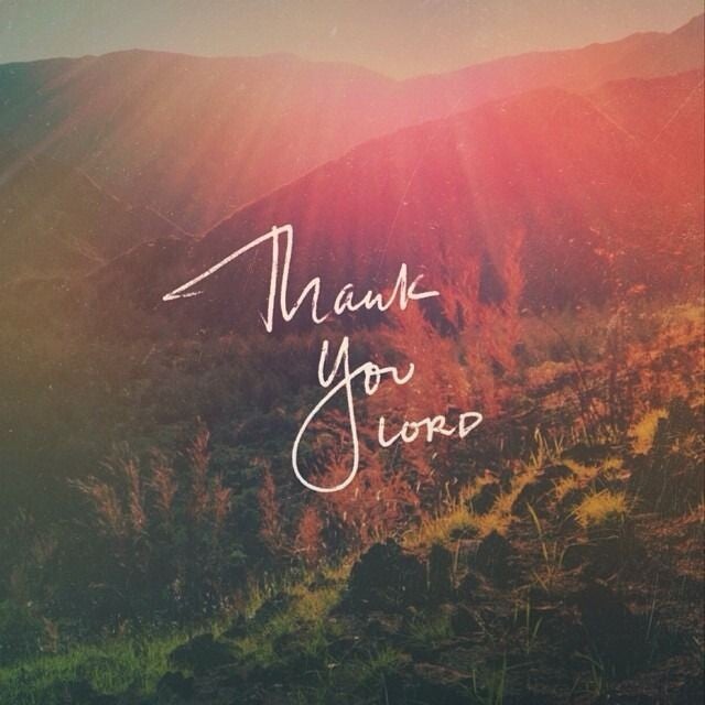 Thank You Lord