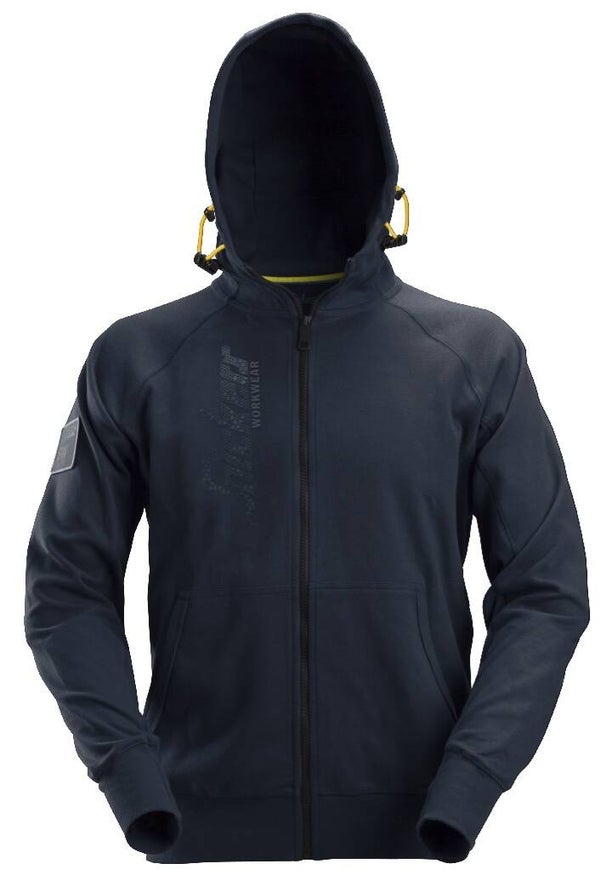 Logo Hoodie met Rits / 2880