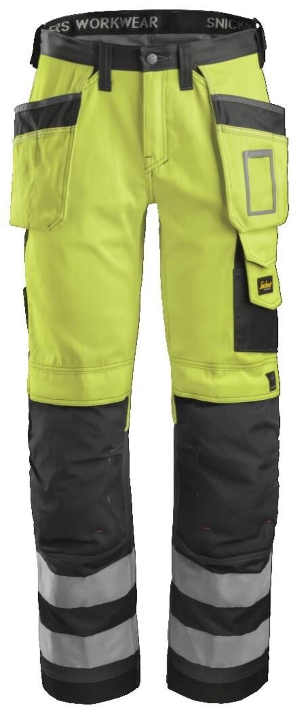 High-Vis Broek met Holsterzakken >>>>  Klasse 2 / 3233 / Loose Fit