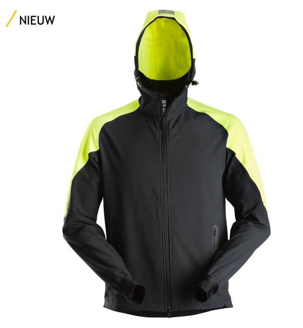 Neon Hoodie met Rits / 8025