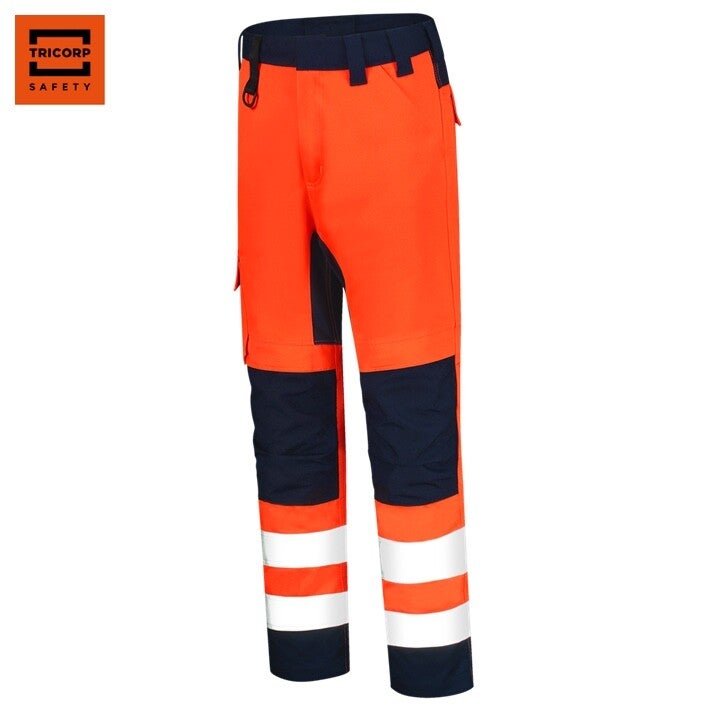 WERKBROEK HIGH VIS BICOLOR . Art nr 503011