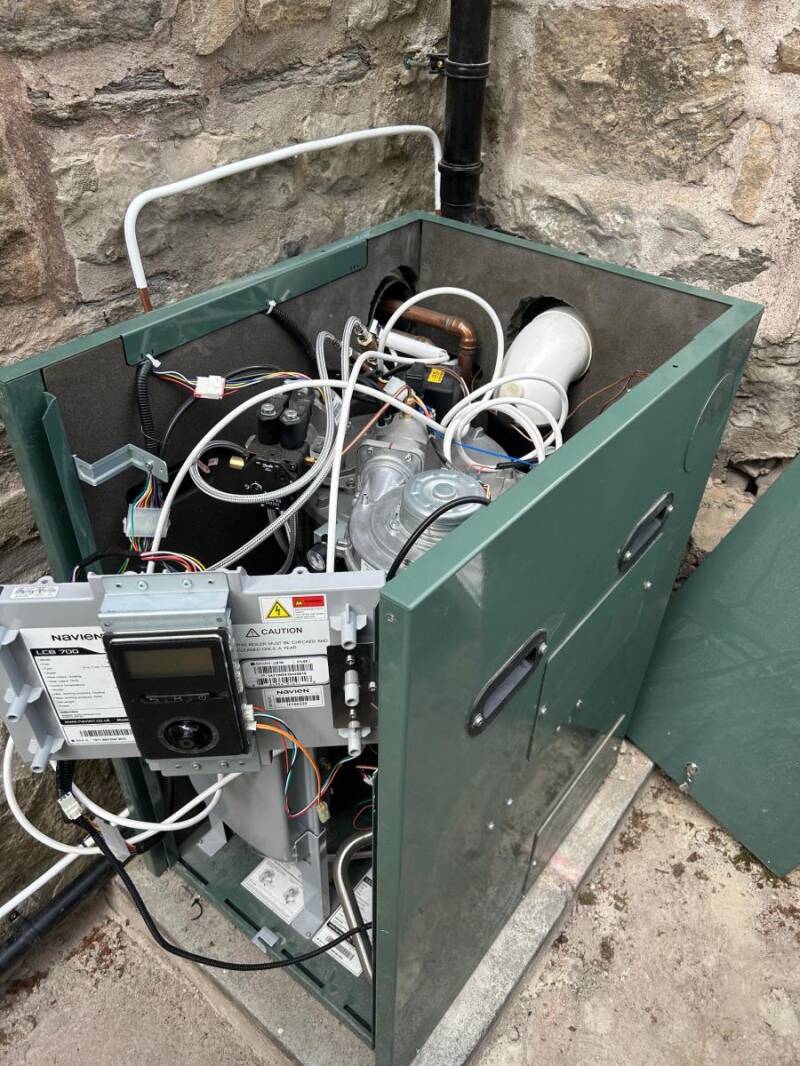 Navien oil boiler service in Gloucestershire