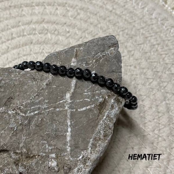Armband Hematiet 3 mm