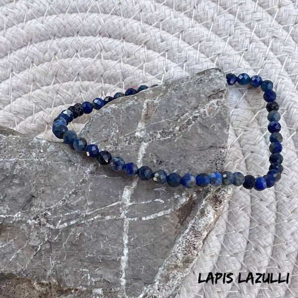 Armband Lapis Lazulli, 4 mm