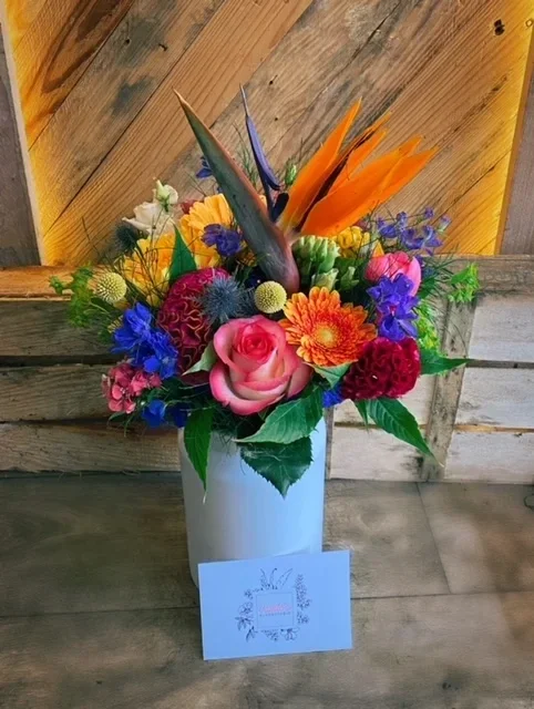 Boeket "Paradijselijke kleuren"