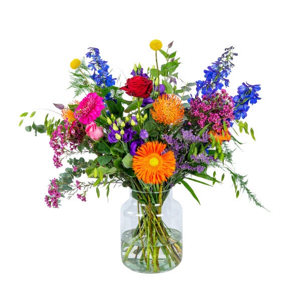 Boeket "regenboogvreugde"