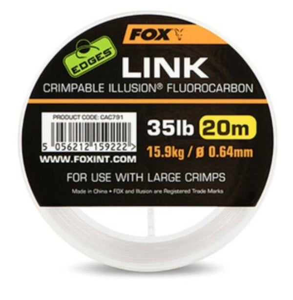 Fox Edges Link Illusion Fluorocarbon Karper Onderlijnmateriaal (20m)  0.64mm/35lb