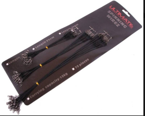 Ultimate Stalen Onderlijnen (72 stuks