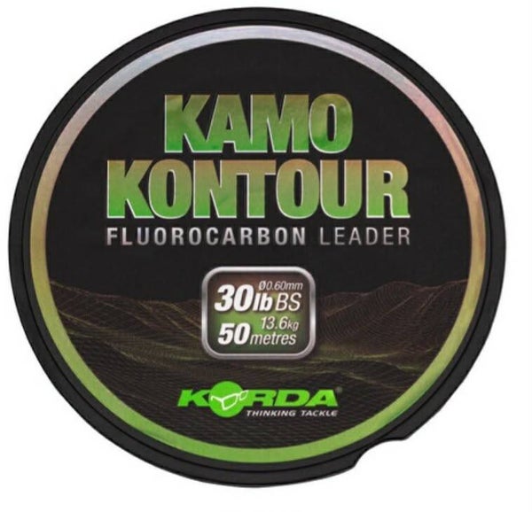 Korda Kamo Kontour Fluorocarbon Leader 0.60mm (50m)