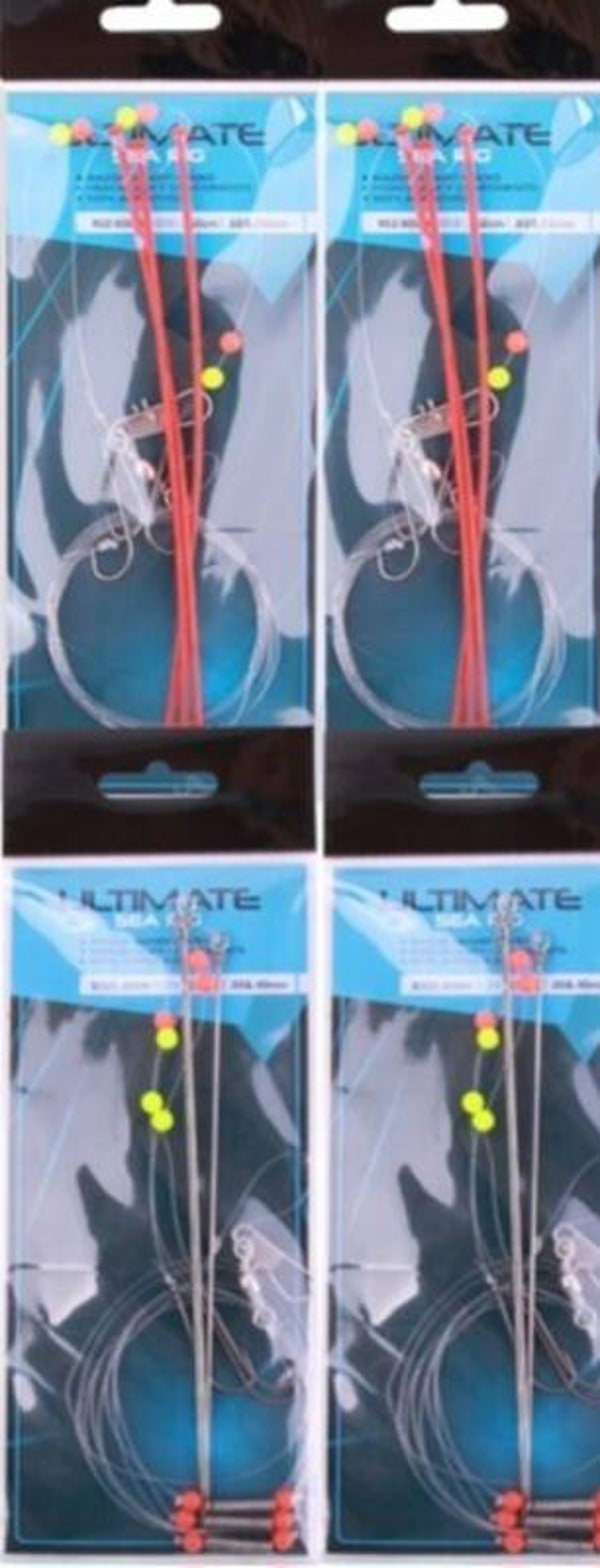 Ultimate Sea Rig Pack Zeevis Onderlijnen (12 stuks)