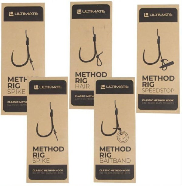 Ultimate Method Feeder Barbless Rig Pack (40pcs)