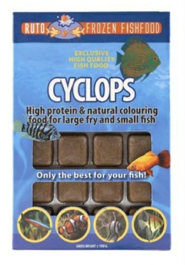 Cyclops fijn  (rooipootkreeftjes) set van 3x100gram