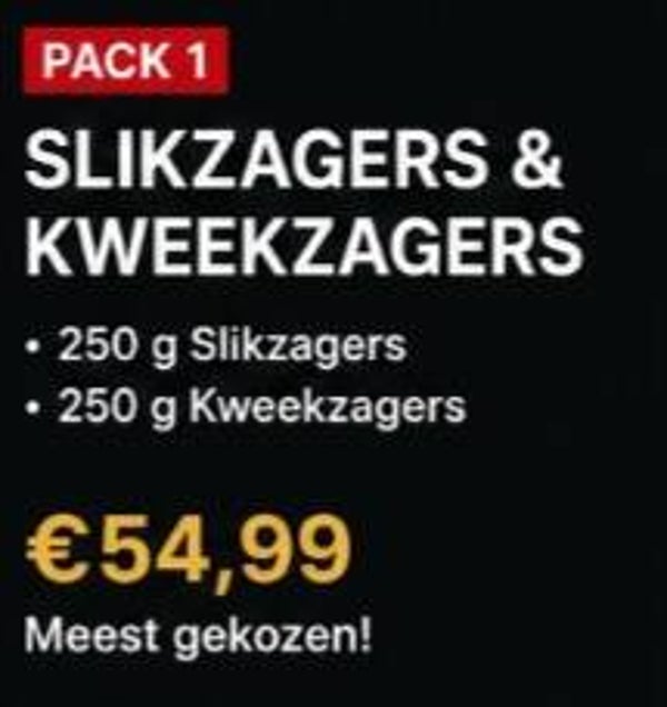 premium duo combo slikzagers & kweekzagers