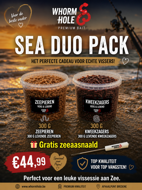sea duo vaderdag pack zeepieren & kweekzagers 2x 300 gram