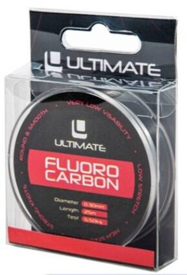 Ultimate Ultimate Fluoro Carbon,onderlijn  25m  1 rol
