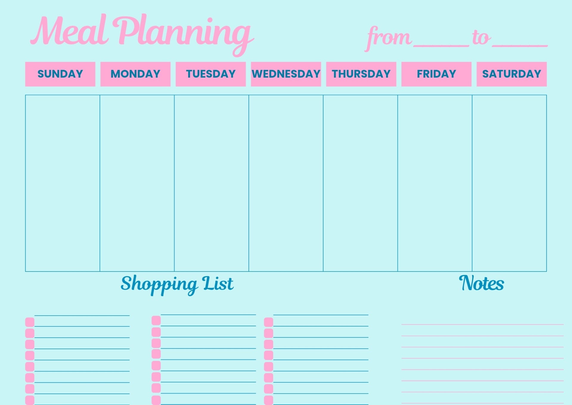 Meal Planning