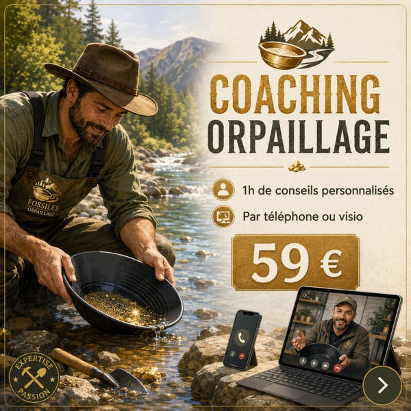 Coaching Orpaillage à Distance – 1h de conseils personnalisés