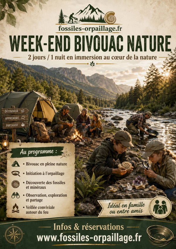 🏕️ Réservation (Acompte) - Formation immersive orpaillage – 2 jours