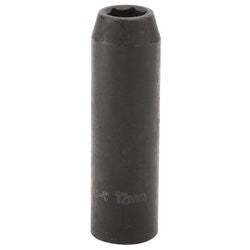 DRAPER 12739 12MM HI-TORQ® Deep Impact Socket, 1/2" Sq. Dr.,