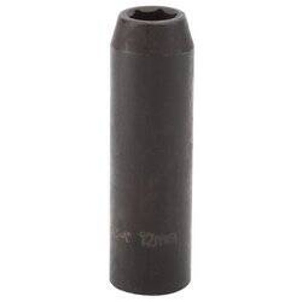 DRAPER 12739 12MM HI-TORQ® Deep Impact Socket, 1/2" Sq. Dr.,