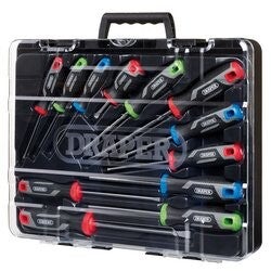 DRAPER 13436 Soft Grip Screwdriver Set (12 Piece)