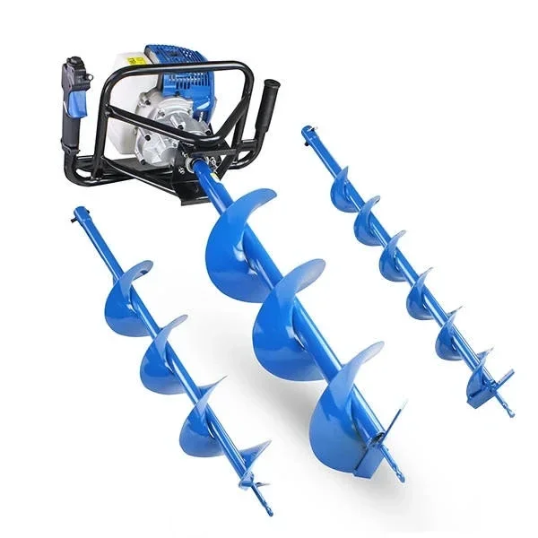 Hyundai HYEA5200X 52cc Petrol Earth Auger, Post Hole Borer and Ground Drill - 100, 150 & 200mm|